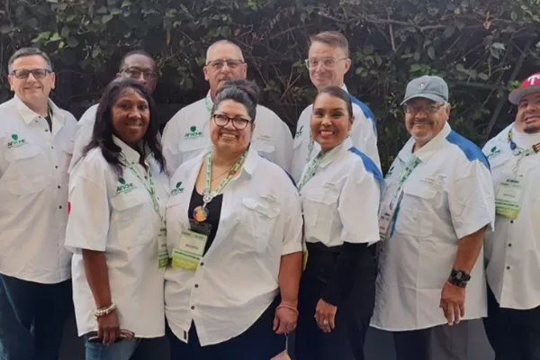 Group of members and leaders from AFSCME Texas Corrections. Photo credit: AFSCME Texas Corrections.