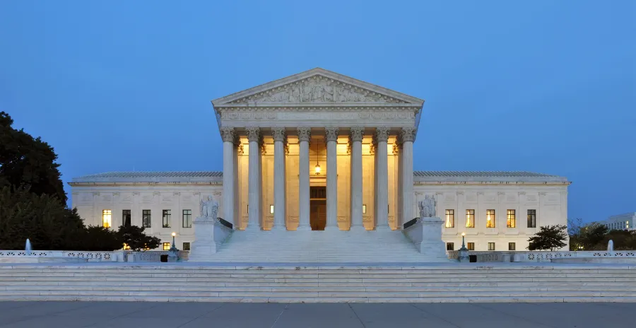 Stock image of the Supreme Court. Photo credit: Wikimedia commons.
