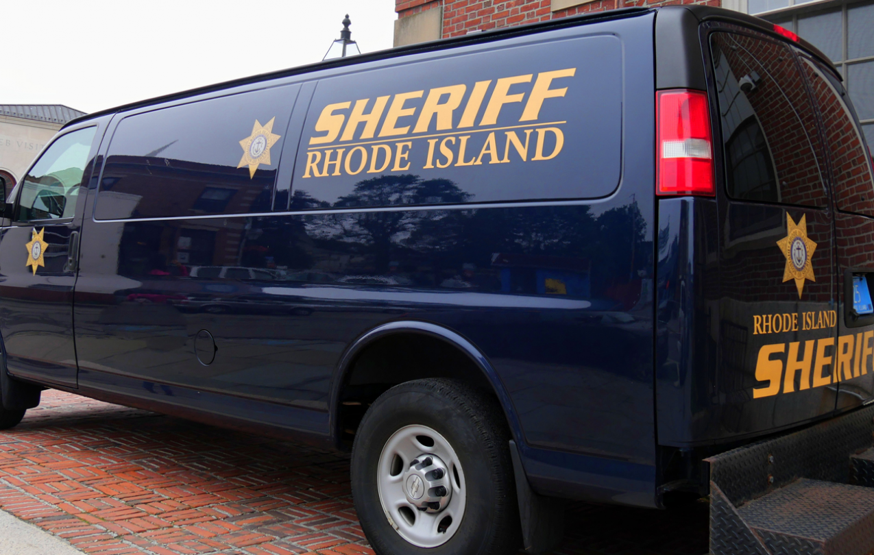 Stock image of a Rhode Island Sheriffs van. Photo credit: Getty Images.