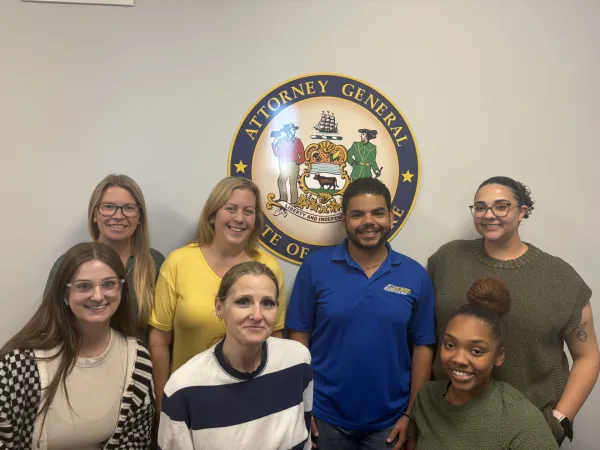 New members of AFSCME Council 81 who work for DDOJ in Sussex County, Del. Photo credit: Hannah Summers.