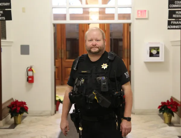 "I'm thankful for all my years working under a union contract. Being an AFSCME member has made it possible for me to retire early at a great age." - Randy Ickert, Warren County Sheriff's Deputy, AFSCME Local 1125 President